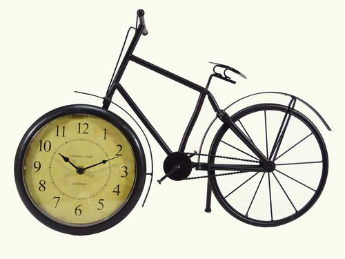 Fahrrad mit Uhr